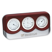 3-in-1 Desk Clock w/Thermometer & Hygrometer